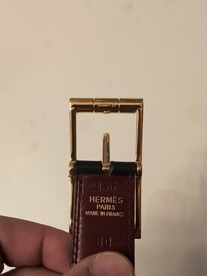 Hermès Paris Reversible Leather Belt – Rouge H / Black Box Calf