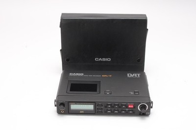 Casio DA7 Digital Audio Tape (DAT) Recorder With Case - As Is For Parts