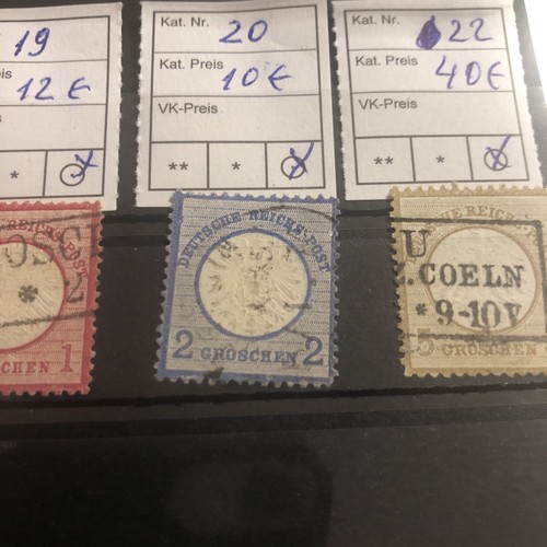 Deutsche Reich 1872-74 Brustschild-Ausgabe - Bild 3 von 3