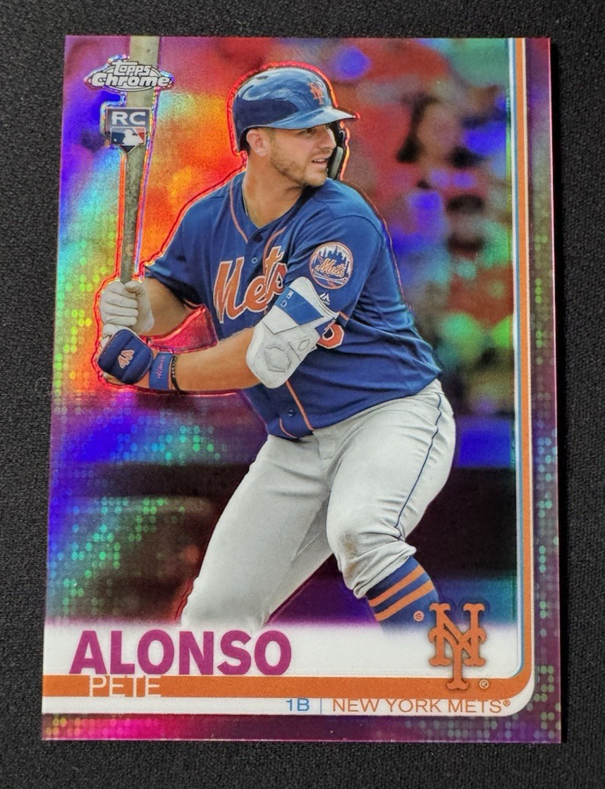 2019 Topps Chrome #204 Pete Alonso RC PINK REFRACTOR - NM/MT