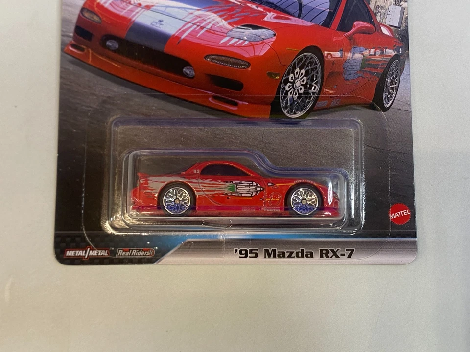 HOT WHEELS PREMIUM 1/64 FAST & FURIOUS FULL FORCE 1995 MAZDA RX-7 - Image 3 of 4
