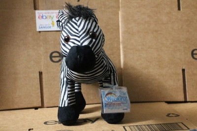 WEBKINZ NEXT 2025 ZEBRA-COMES WITH UNUSED/SEALED CODE/TAG-NICE