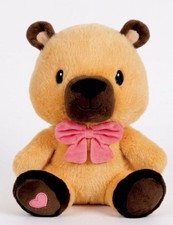 New Brown Capybara Plush 6  Pink Bow Soft Eco-Friendly Stuffed Easter Gift