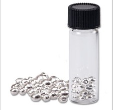 5 GRAMS .9999 PURE FINE SILVER BULLION SILVER SHOT GRAIN W BOTTLE BU #SS5GB