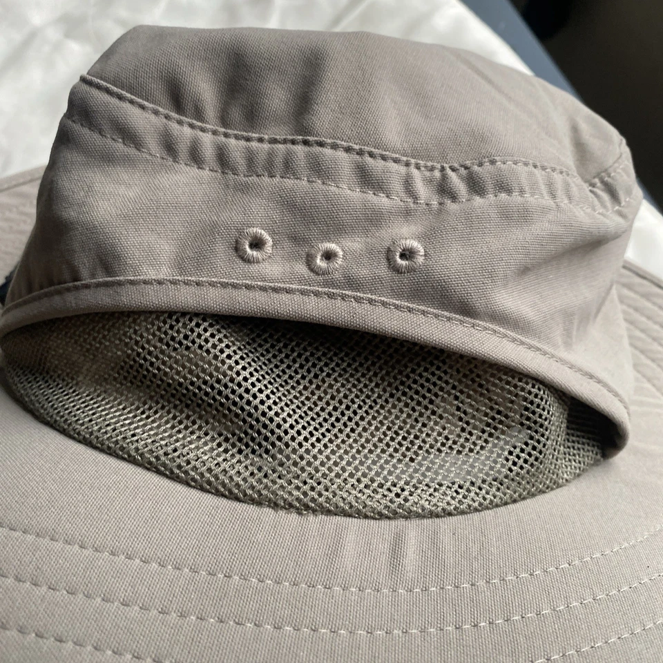 Sombrero REI Ventilado Ala Ancha L o XL Marrón Ligero Nylon Protección Solar Usado en Excelente Condición Foto 3 de 4