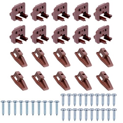 10 sets for kenlin Drawer Slide Track Guide Glide - Replacement Parts for Dre...