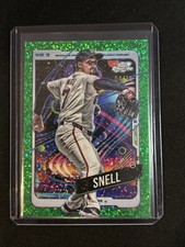 🔥Blake Snell 2024 Topps Cosmic Chrome #86 Green Space Dust Refractor 04/75