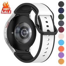 No Gap Silicone Strap for Samsung Galaxy Watch 7 6 5 4 43/47mm Sport Watch Band