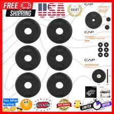Standard 1-Inch Cast Iron Weight Plates - Sin...