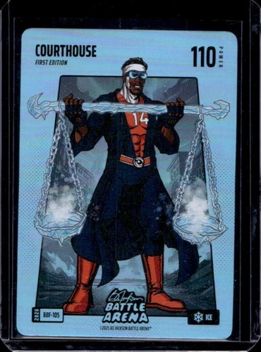 2026 Bo Jackson Battle Arena Courthouse Sutton Ice Blue Battlefoil #BBF-105