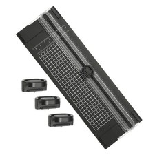 Paper Cutter Trimmer, A4 Straight Portable Paper Slicer,with 3 Blade, Black