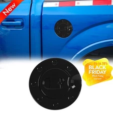 Filler Fuel Door Tank Gas Cap Cover Trim For Ford F150 2004-08 Black Accessories