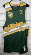 VTG Platinum FUBU Harlem Globetrotters Curly 22 Green Basketball Jersey Large