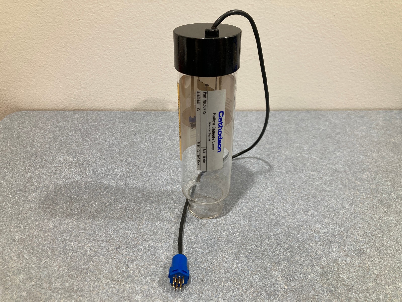ICL Cathodeon Hollow Cathode Lamp Cu Element Ne Neon Gas P/N "5UN Cu"