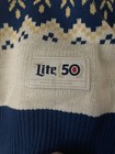 Miller Lite 50 Knit Christmas Beer Sweater Women’s Size Medium — photo 3