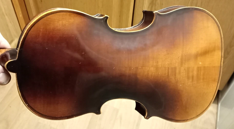 90 Year old Historic Pre War European Made Vintage Violin 4/4 Antique dv381 - Image 4 of 4