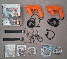 NAMCO G-CON 3 GUN X 2 GIOCO PS3 IN SCATOLA CRISI TEMPORALE 4 & RAZING STORM