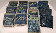 NOS Silkies Control Top Large Taupe Pantyhose Lot of 13 NEW!