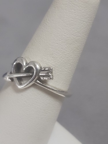 James Avery Love’s Arrow Ring in Sterling Silver Size 6 - Picture 2 of 7