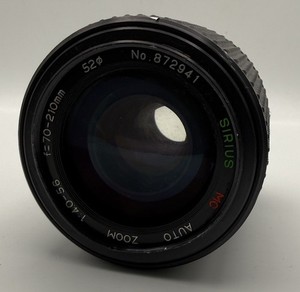 Sirius MC Auto Zoom 70-210mm Manual Focus Lens Pentax K PK Mount 55mm