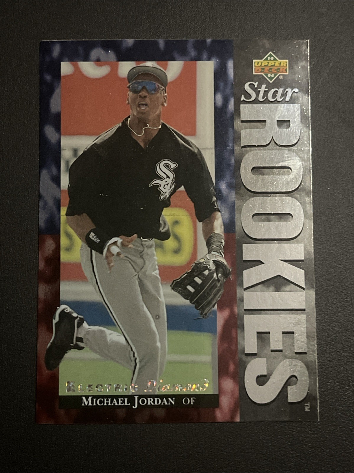 1994 Upper Deck Baseball Michael Jordan Electric Diamond Star RC #19 White Sox
