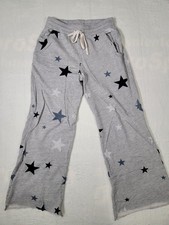 Sundry Joggers Women s Gray Sweatpants Stars Loungewear All Over Print Size 0
