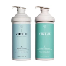 Virtue Recovery Sulfate Free Shampoo (17 oz) and Conditioner  (17 oz) Set - Auth