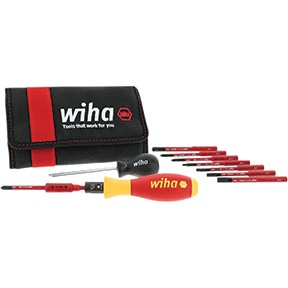 11 Piece Insulated TorqueVario-S (10-50 In/lbs) and SlimLine Blade Set WIH-28789