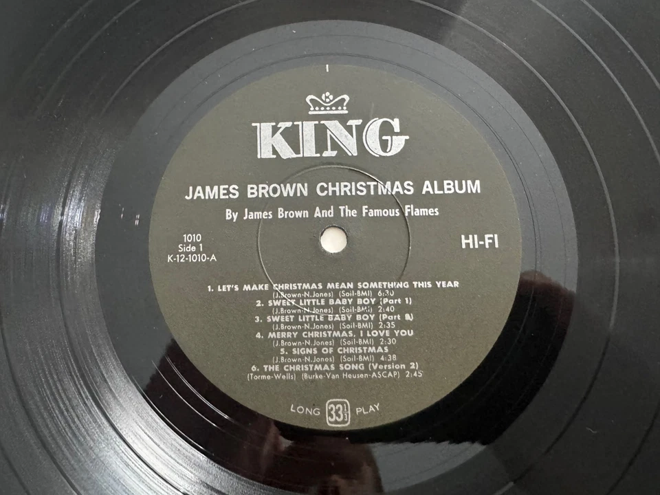 James Browns "Christmas Album" LP King 1010 ~ Original 1966 Mono 1st Press VG++ - Image 3 of 4