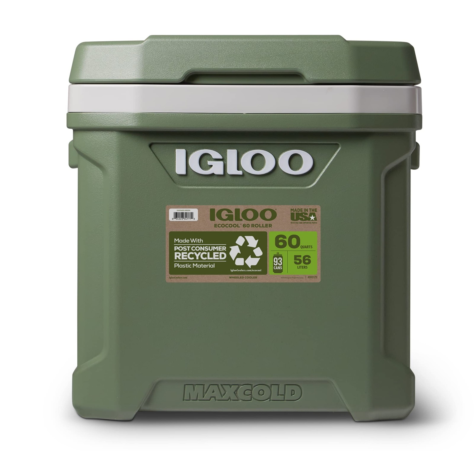 ECOCOOL Latitude 60 Qt Roller Cooler