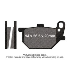 EBC Motorcycle Brake Pads DMX Front Left Yamaha XJ 650 Maxim 1980 - 1983