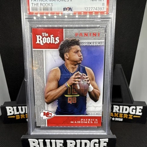 2017 Panini The Rooks Patrick Mahomes II #RO-PM Rookie PSA 8 Kansas City Chiefs