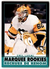 Emil Larmi 2020-21 O-Pee-Chee Retro Black Rookie /100 #647 Pittsburgh Penguins