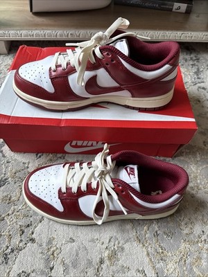 Nike Dunk Low PRM Vintage Team Red Women's Size 8