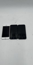 Apple iPhone 6 7 A1586 A1779 A1778 Silver Black Smartphones Lot Of 3