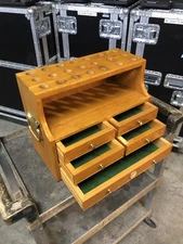 South Bend Wood Collet Tool Chest R8 Size