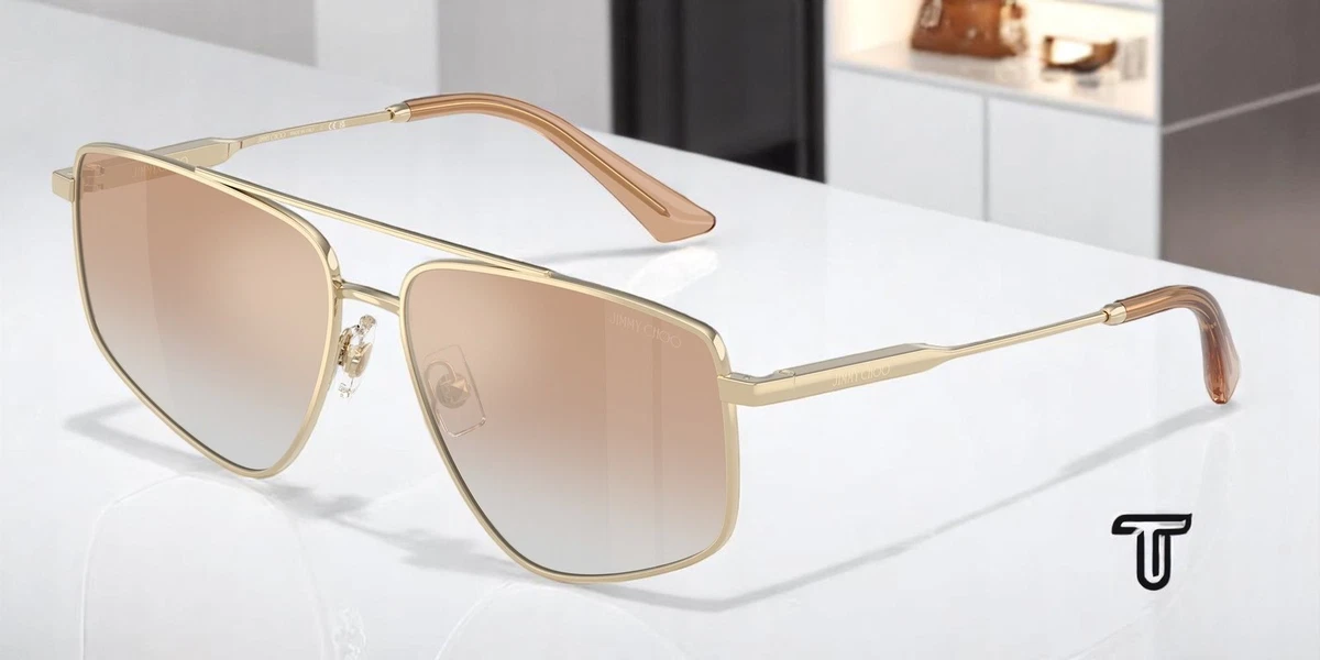 Jimmy Choo orange sunglasses Josi | Havana Rectangular Sunglasses | JIMMY CHOO main image 2