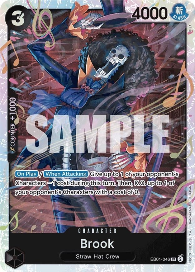 One Piece Brook (046) (EB01-046/101) EB01 Memorial Collection LP FOIL