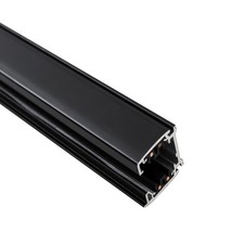 Rail D'Alimentation Universel 3 Phases Standard 2 M En Noir