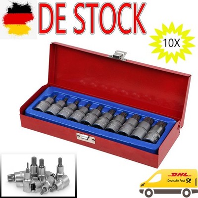 Innen Vielzahn Steckschlüssel Satz 1/2 Zoll Nüsse M4-M18 Nuss Set Mehrzahnhülse
