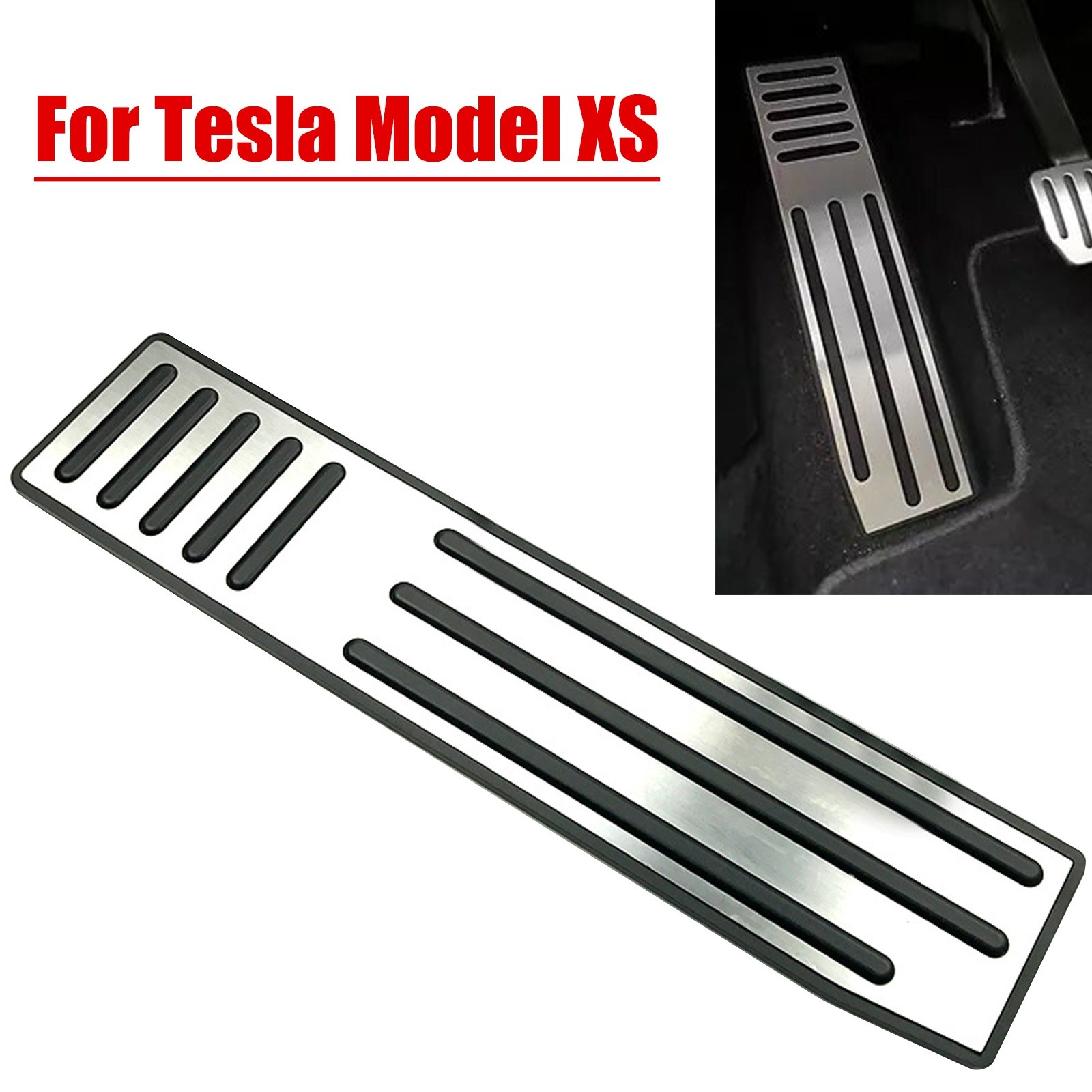 Fit For Tesla model  S 2012-2023 & model X 2016-2023 Foot Rest Dead Pedal Cover