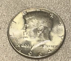 Lot Of 2 Silver 1964 Kennedy Half Dollars