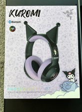 Razer Kraken Kitty V2 BT - Kuromi Edition Headset: Wireless Gaming, Mac