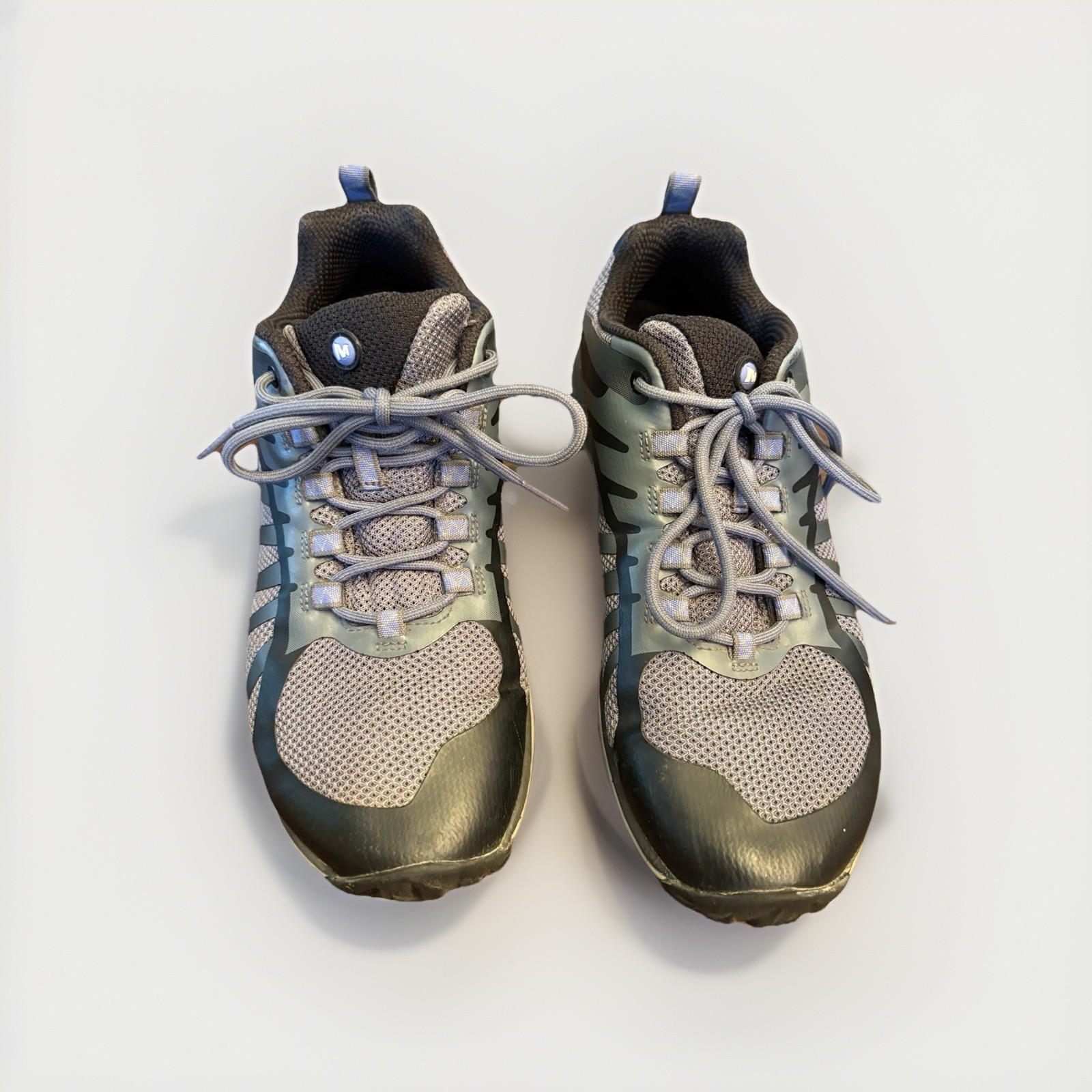 Scarpe Merrell donna taglia 9 5 bordo sirena Q2 J41316 grigio sneakers casual escursionismo