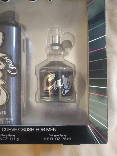 Curve Crush For Men Gift Set 6 oz Deodorant Body Spray 2.5 oz Cologne Spray 2pc - Picture 4 of 12