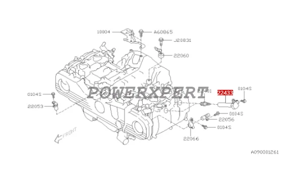 22433AA621 OEM NGK Ignition Coil Assembly For 2010-12 Subaru Legacy Outback 2.5L Foto 3 de 4