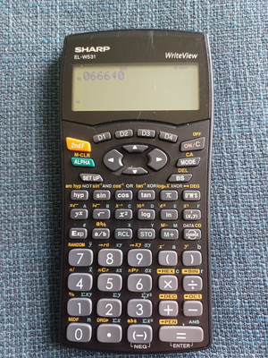 Sharp El-W531 Taschenrechner Schreiben Ansicht Wissenschaftlicher Taschenrechner 