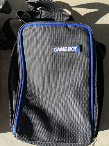 2 Vintage Nintendo GameBoy Advance OEM Official Carrying Case Travel Bag Soft Ra - Picture 2 of 7