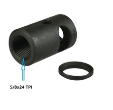 Compact Low Concussion Competition Muzzle Brake Compensator 5/8x24 TPI For 308