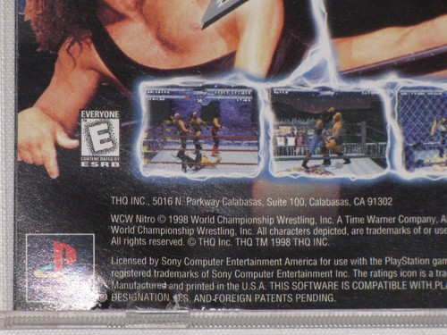 WCW Nitro Sony PlayStation 1, 1998 Video Game W/ Manual Complete Greatest Hits - Picture 19 of 24